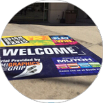 Aluminum Road Sticker